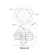 Nesa Semi Flush Ceiling Light Matt White 3x E27-7