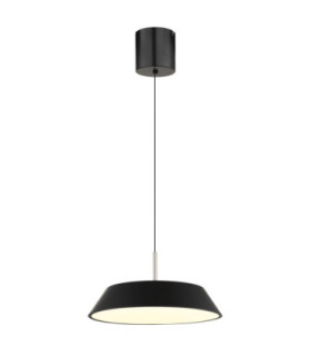Silena Dome Pendant Ceiling Light Matt Black LED 3000K-1