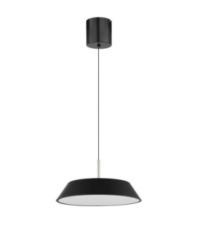 Silena Dome Pendant Ceiling Light Matt Black LED 3000K-2