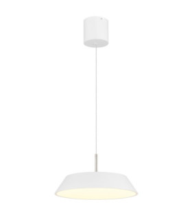 Silena Dome Pendant Ceiling Light Matt White LED 3000K-1