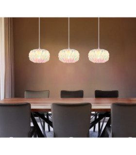 Juana Bar Pendant Ceiling Light Chrome 3x E27-2