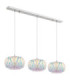 Juana Bar Pendant Ceiling Light Chrome 3x E27-3