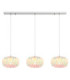 Juana Bar Pendant Ceiling Light Chrome 3x E27-4