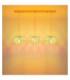 Juana Bar Pendant Ceiling Light Chrome 3x E27-7