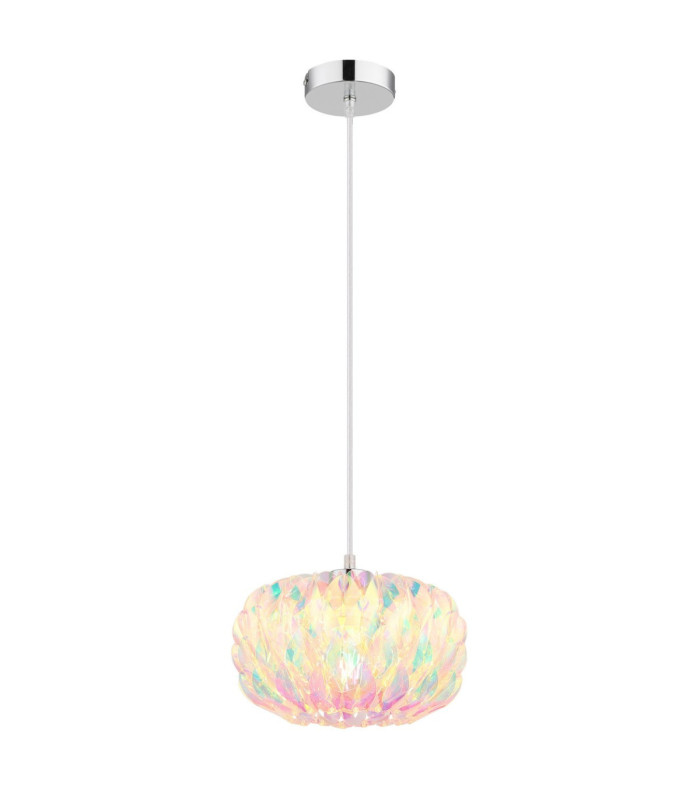 Juana Pendant Ceiling Light Chrome E27-1