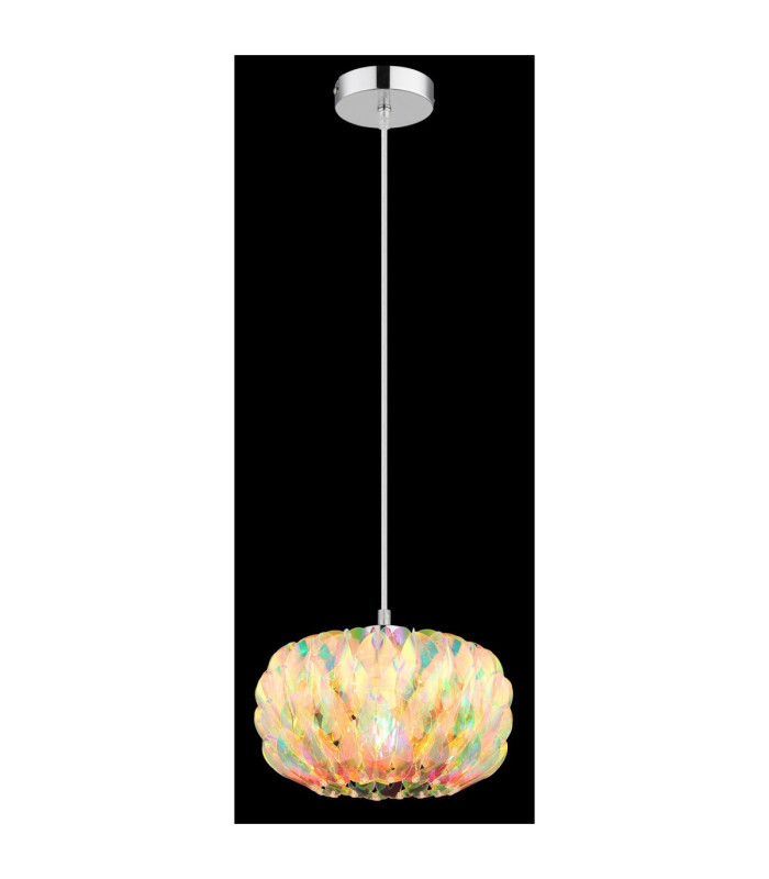 Juana Pendant Ceiling Light Chrome E27-4
