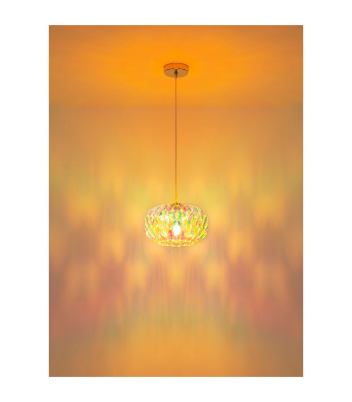 Juana Pendant Ceiling Light Chrome E27-5