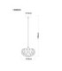 Juana Pendant Ceiling Light Chrome E27-6