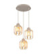 Arlen Cluster Pendant Ceiling Light Matt White 3x E27-1