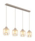 Arlen Bar Pendant Ceiling Light Matt White 4x E27-1