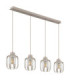 Arlen Bar Pendant Ceiling Light Matt White 4x E27-3