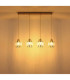 Arlen Bar Pendant Ceiling Light Matt White 4x E27-7