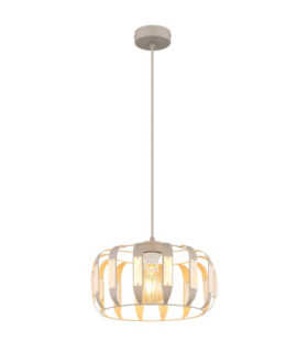 Arlen Pendant Ceiling Light Matt White E27-1