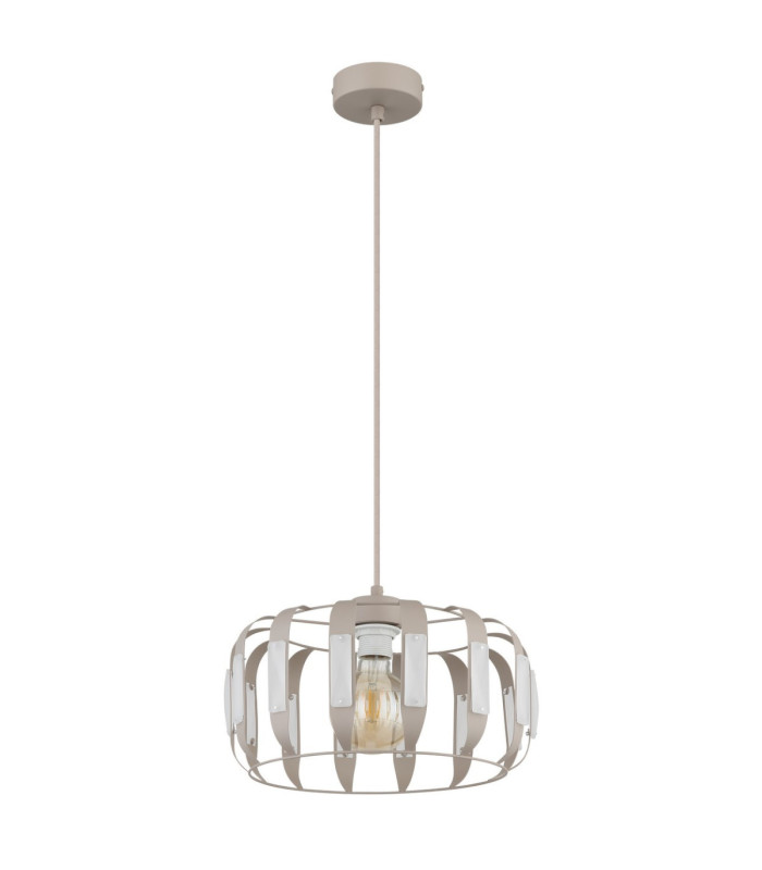 Arlen Pendant Ceiling Light Matt White E27-3