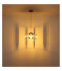 Arlen Pendant Ceiling Light Matt White E27-6