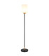 Rowena Floor Lamp with Shade Matt Black E27-1