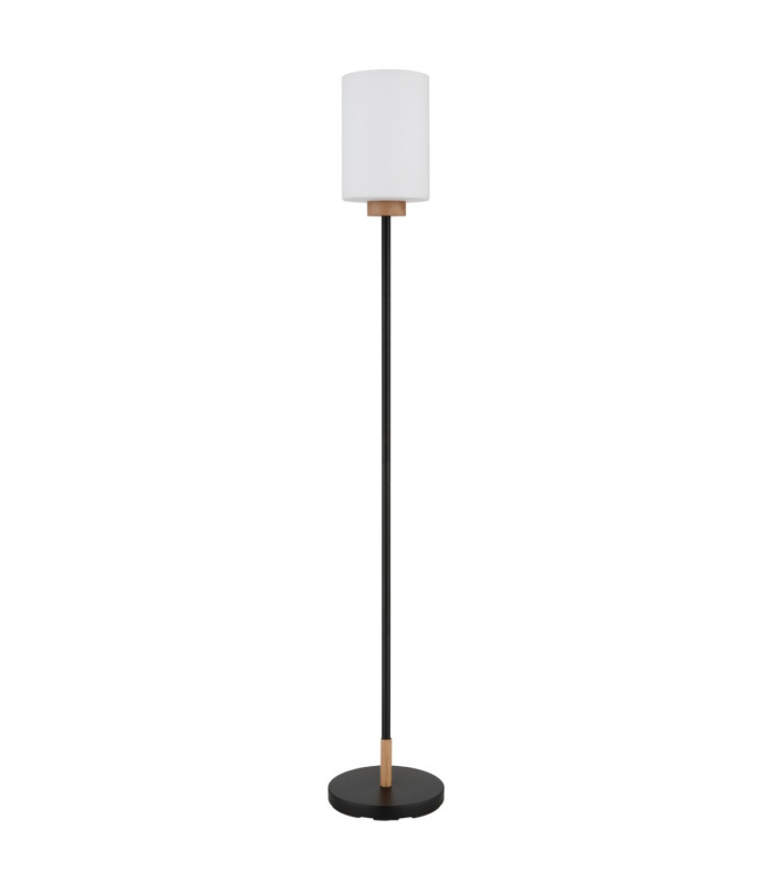 Rowena Floor Lamp with Shade Matt Black E27-3