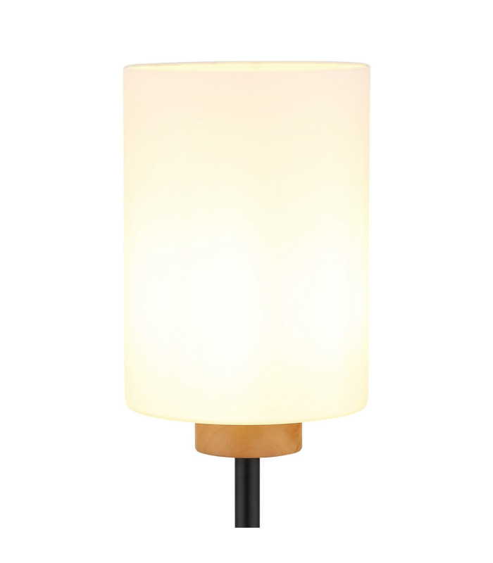 Rowena Floor Lamp with Shade Matt Black E27-5