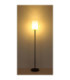 Rowena Floor Lamp with Shade Matt Black E27-7