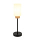 Rowena Cylindrical Table Lamp Matt Black E27-1