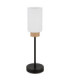 Rowena Cylindrical Table Lamp Matt Black E27-3