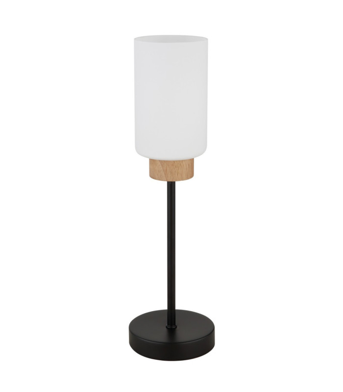 Rowena Cylindrical Table Lamp Matt Black E27-3
