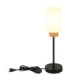 Rowena Cylindrical Table Lamp Matt Black E27-4