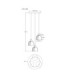 Swanson Cluster Pendant Ceiling Light Matt White Glass Opal Shades 3x E27-6