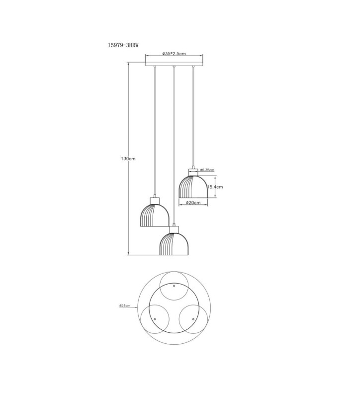 Swanson Cluster Pendant Ceiling Light Matt White Glass Opal Shades 3x E27-6