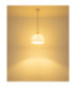 Swanson 30cm Dome Pendant Ceiling Light Matt White Glass Opal Shade E27-5