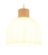 Swanson 20cm Dome Pendant Ceiling Light Matt White Glass Opal Shades E27-4