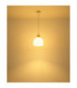 Swanson 20cm Dome Pendant Ceiling Light Matt White Glass Opal Shades E27-5