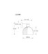 Swanson Dome Wall Lamp Matt White Glass Opal Shades E27-6