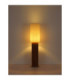 Jannie Floor Lamp Wood Brown Linen Shade E27-8