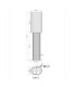 Jannie Floor Lamp Wood Brown Linen Shade E27-9