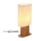 Jannie Oval Table Lamp Wood Brown Linen Shade E27-6