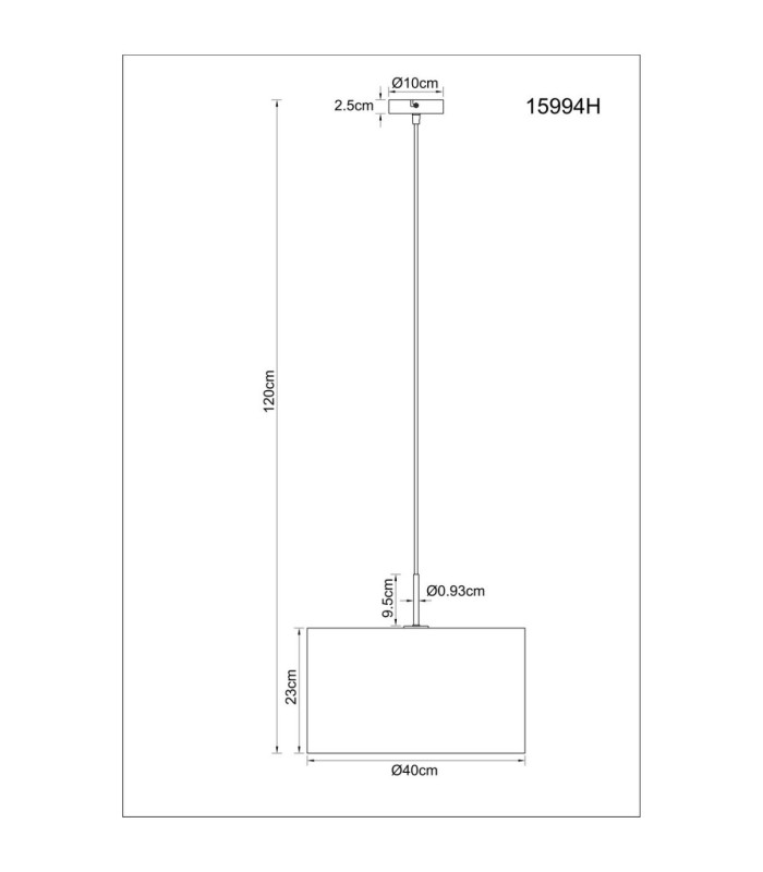 Truett Cylindrical Pendant Ceiling Light Matt Brass Linen White Shade E27-6