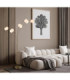 Truett Multi Arm Floor Lamp Matt Brass Linen White Shade 5x E27-2