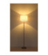 Truett Floor Lamp with Shade Matt Brass Linen White Shade E27-7