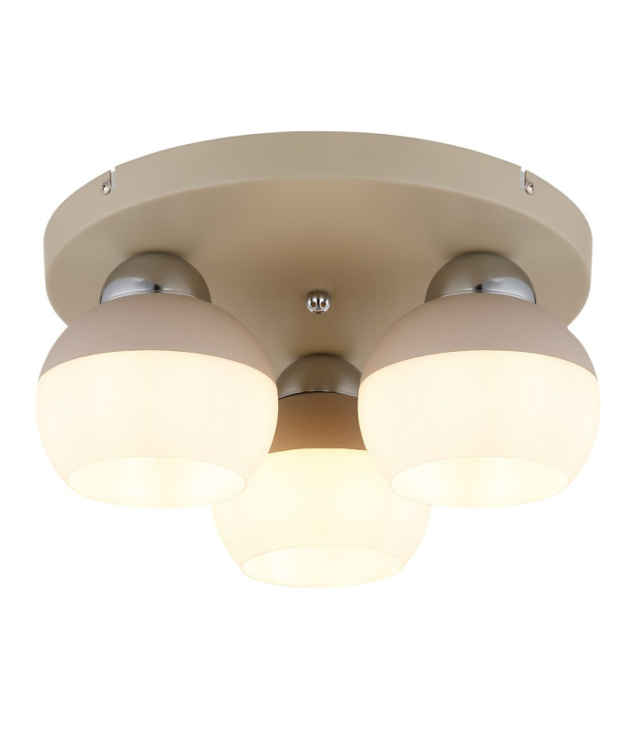 Ragusa Shade Cluster Ceiling Light Matt Sand 3x E27-1