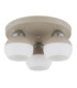 Ragusa Shade Cluster Ceiling Light Matt Sand 3x E27-2