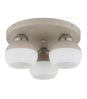 Ragusa Shade Cluster Ceiling Light Matt Sand 3x E27-2