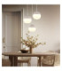 Ragusa Cluster Pendant Ceiling Light Matt Sand 3x E27-2