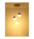 Ragusa Cluster Pendant Ceiling Light Matt Sand 3x E27-5