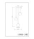 Ragusa Cluster Pendant Ceiling Light Matt Sand 3x E27-6