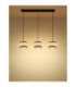 Bambora Bar Pendant Ceiling Light Matt Black Bamboo LED 3000//4000/6000K-8