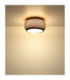 Bambora Cylindrical Ceiling Light Matt Black Bamboo LED 3000//4000/6000K-6