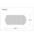 Bambora Cylindrical Ceiling Light Matt Black Bamboo LED 3000//4000/6000K-7