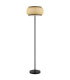 Bambora LED Integrated Floor Lamp Matt Black Bamboo LED 3000//4000/6000K-1