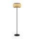 Bambora LED Integrated Floor Lamp Matt Black Bamboo LED 3000//4000/6000K-6